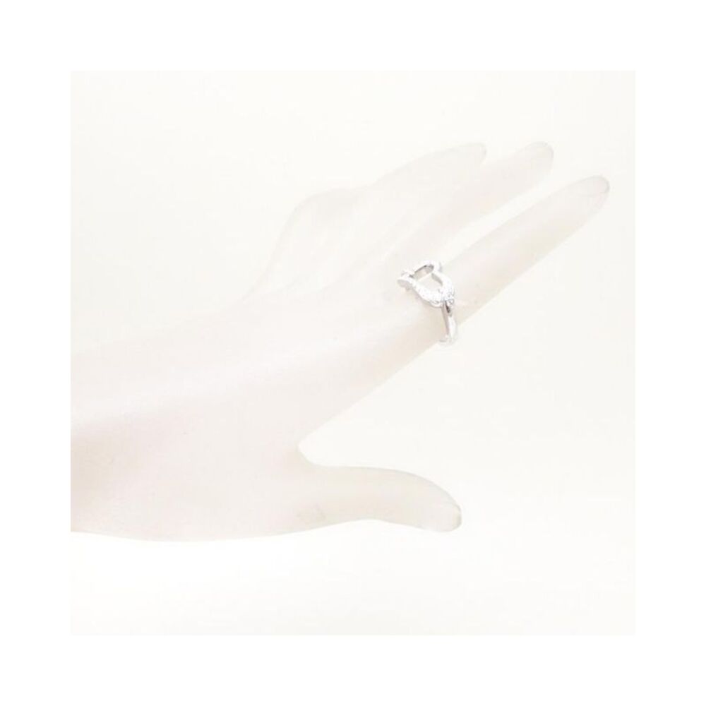 Pre Loved Piaget  Possession Open Heart Diamond Ring 18k White Gold - Picture 2 of 8